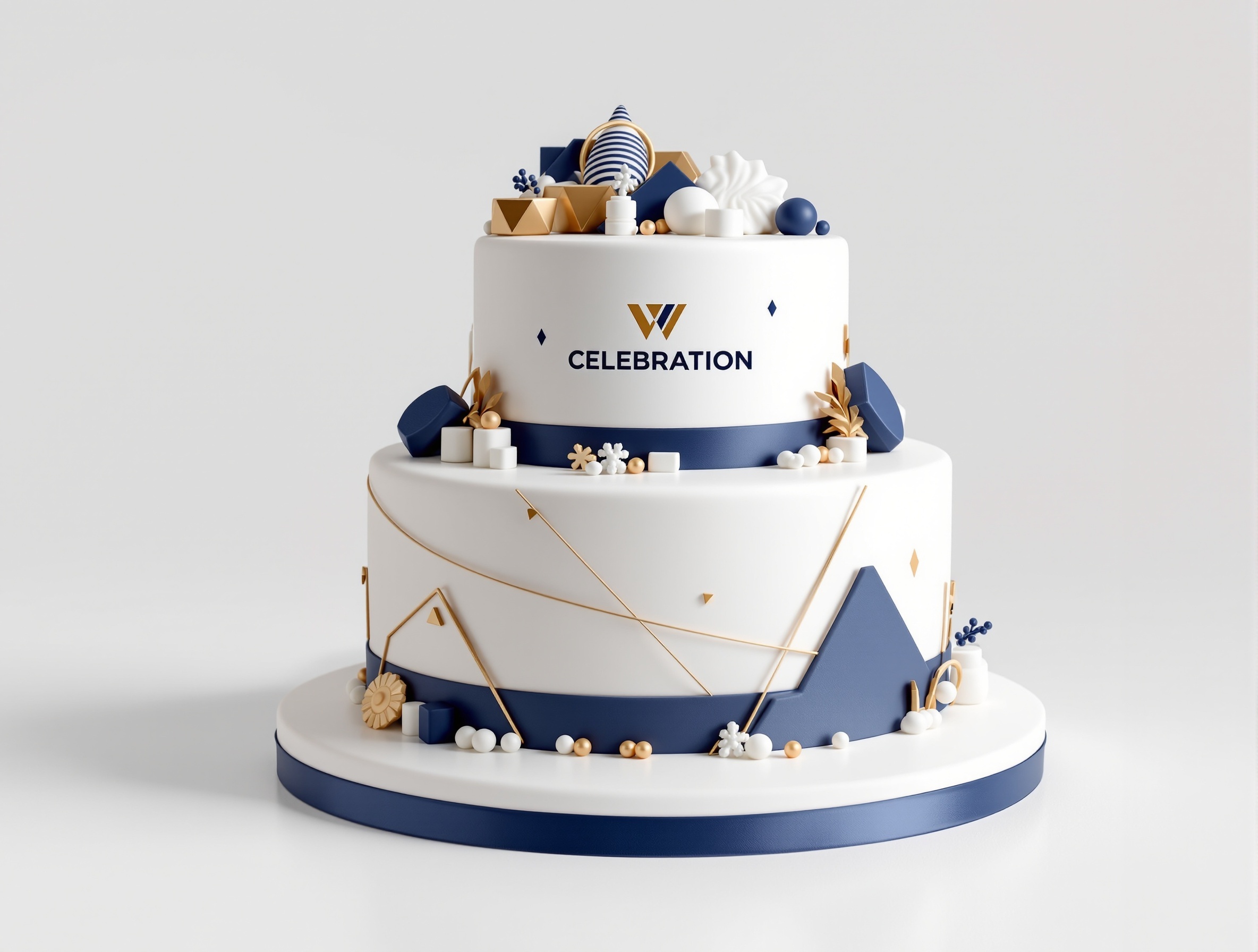 Elegante Firmentorte